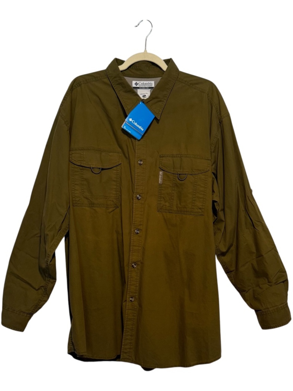 NWT Columbia Men's Skid Trail Vented Fishing Outdoors Button Up Shirt 2X